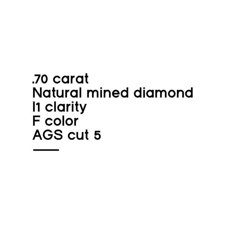 .70CT Round Brilliant Cut Diamond