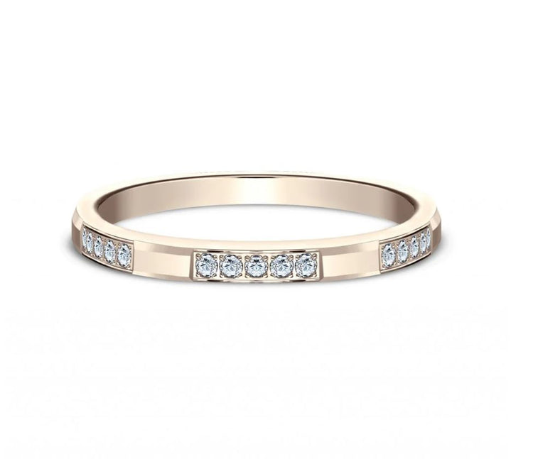 Rose Gold Diamond Band