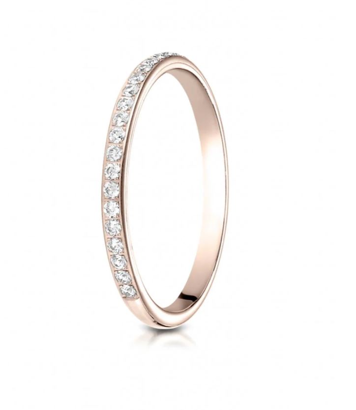 Rose Gold Diamond Band