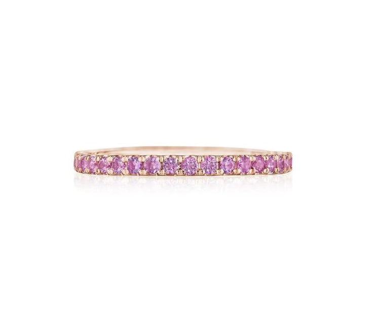 Pink Sapphire Band