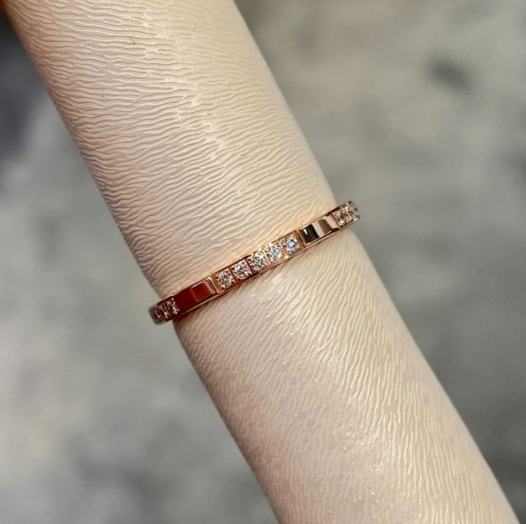 Rose Gold Diamond Band