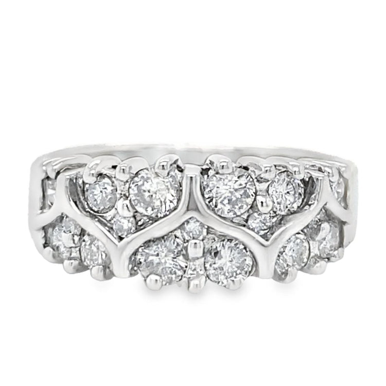 .50TCW Wide Diamond Ring