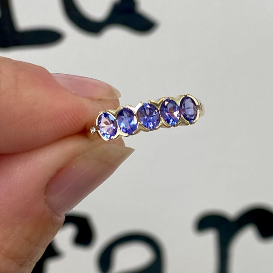 Tanzanite Ring with Diamond Accents