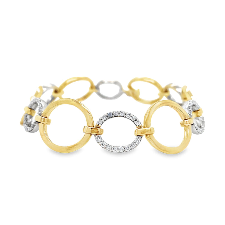 Circles Diamond Bracelet