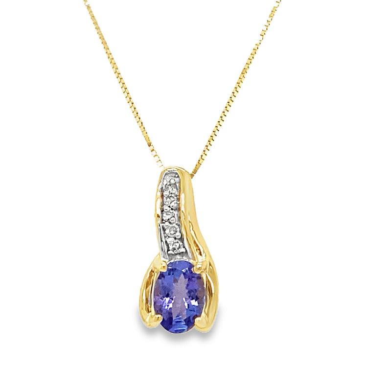 Tanzanite & Diamond Necklace