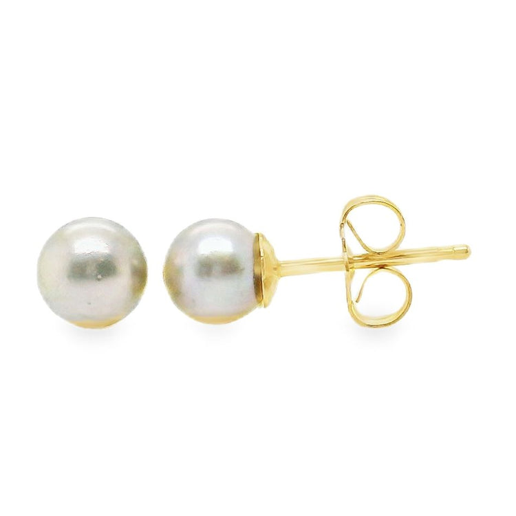 Grey Pearl Studs