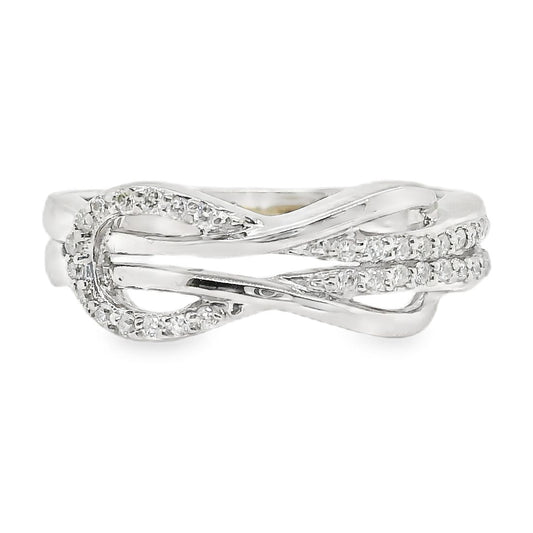 Diamond Knot Ring