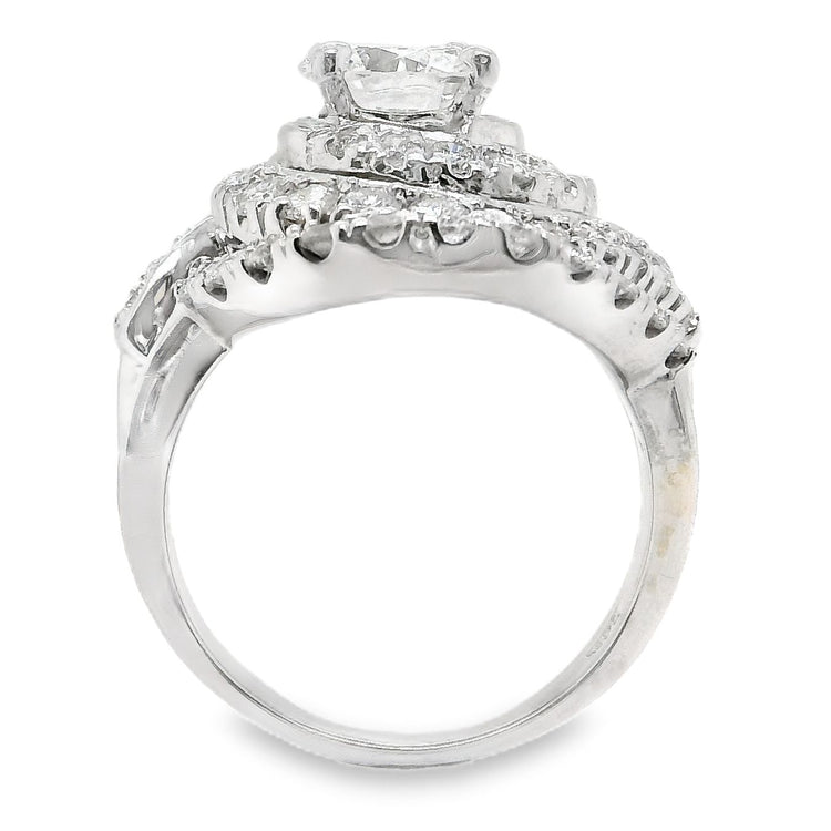 1.73TCW Diamond Swirl Ring