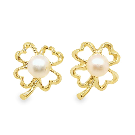 Pearl Clover Earrings