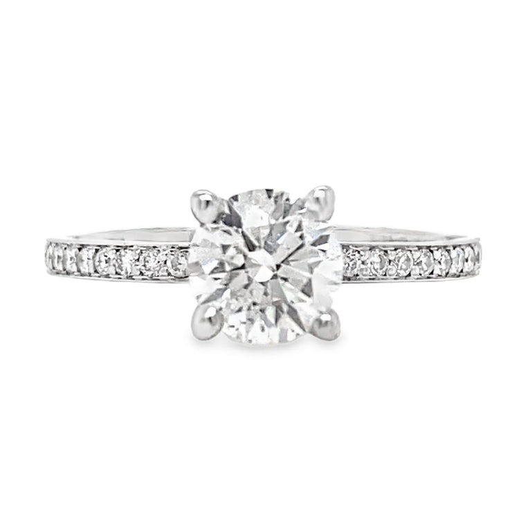 Sculpted Crescent Diamond Ring by Tacori