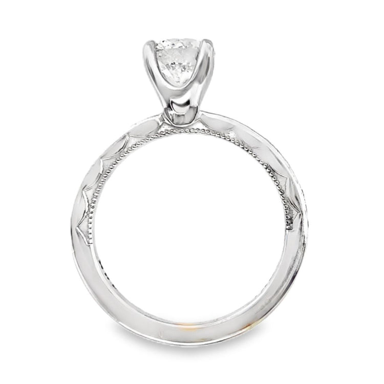 Sculpted Crescent Diamond Ring by Tacori