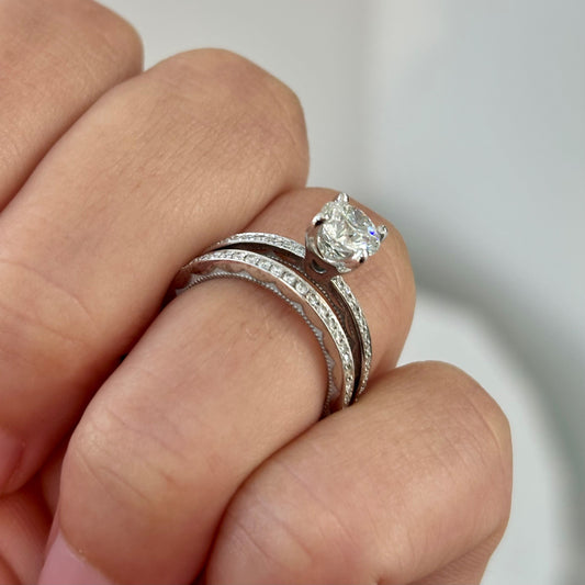 Sculpted Crescent Diamond Band by Tacori