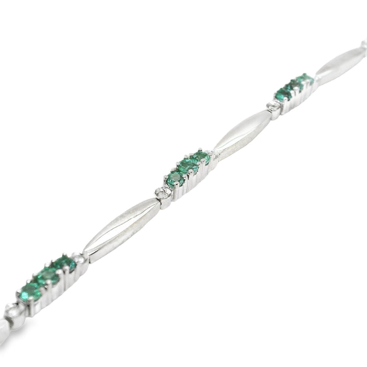 Emerald & Diamond Bracelet