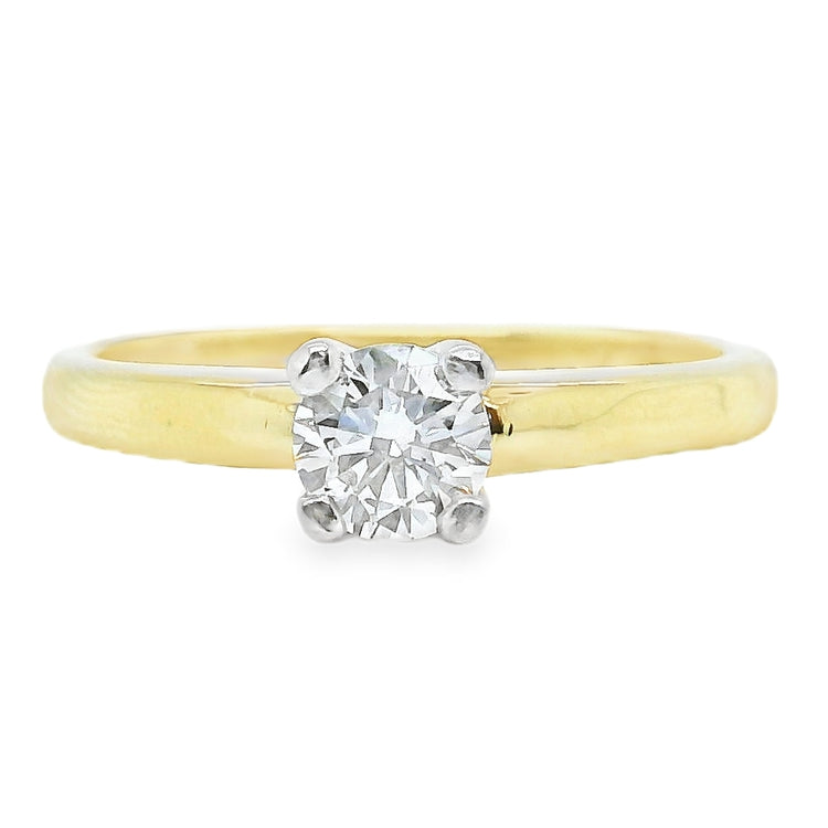 .35CT Dainty Diamond Solitaire Ring