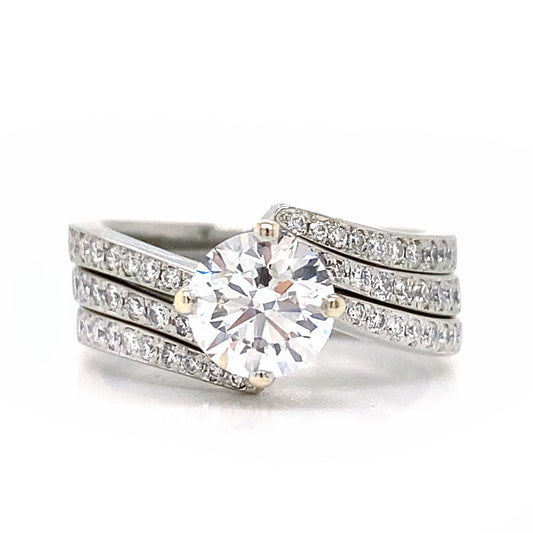 Canadian Diamond Wedding Set